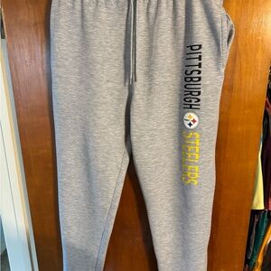 Team Apparel Gray Pittsburgh Steelers Sweatpants
